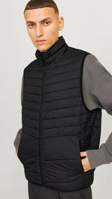 JACK & JONES JJESTATE packable collar - black
