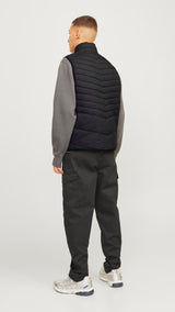 JACK & JONES JJESTATE packable collar - black