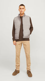 JACK & JONES JJESTATE packable collar - sky captain