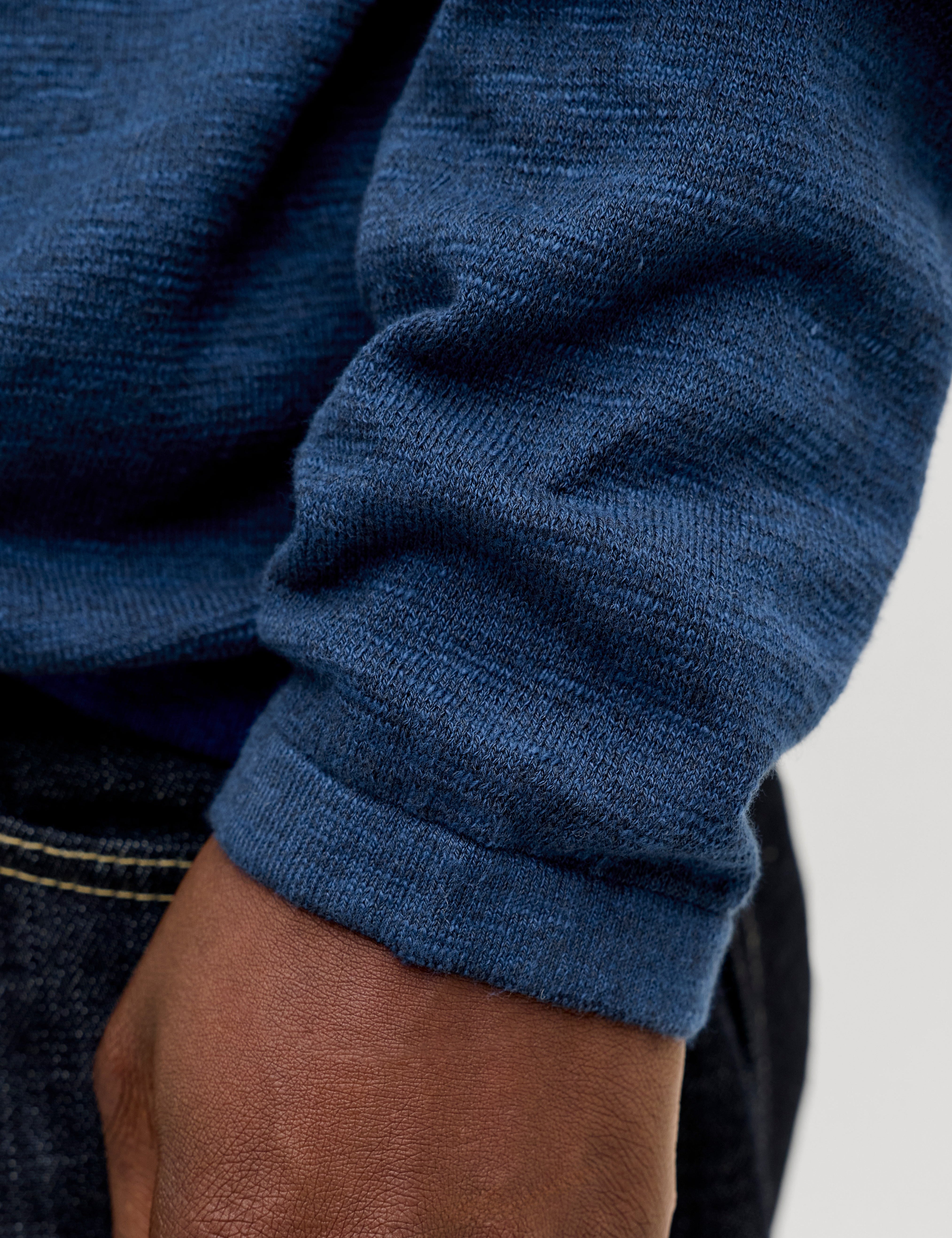 JACK & JONES JJESUMMER knit crew neck - navy blazer melange