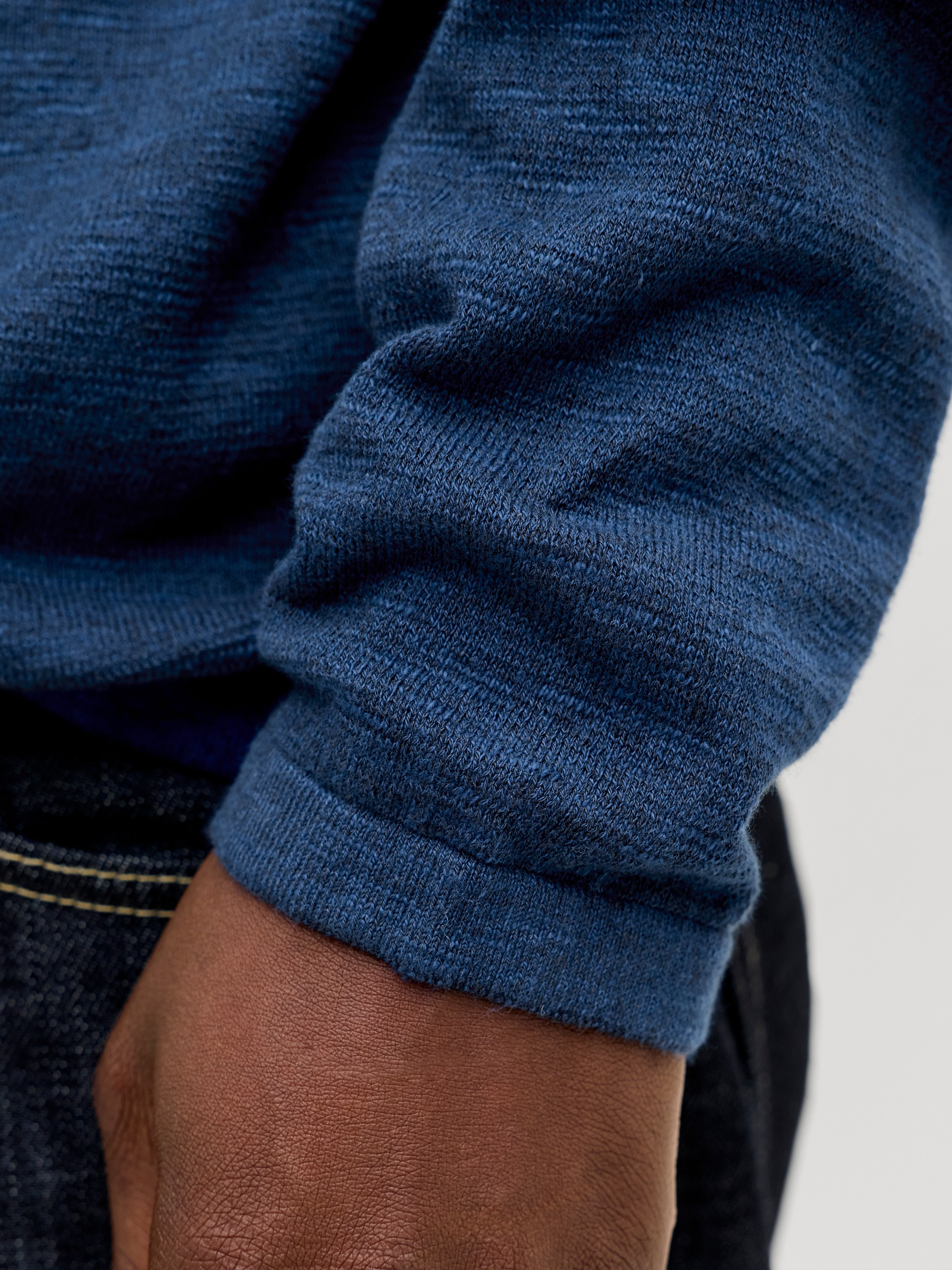 JACK & JONES JJESUMMER knit crew neck - navy blazer melange