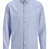 JACK & JONES JJESUMMER linen blend shirt - infinity stripes