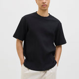 JACK & JONES JJEURBAN edge structure tee in black 1 - Image 1