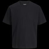 JACK & JONES JJEURBAN edge structure tee in black 1 - Image 3