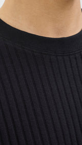 JACK & JONES JJEURBAN edge structure tee in black 1 - Image 6