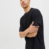 JACK & JONES JJEURBAN edge structure tee in black 1 - Image 7