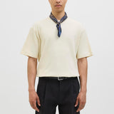 JACK & JONES JJEURBAN edge structure tee in antique white 1 - Image 1