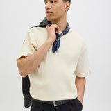 JACK & JONES JJEURBAN edge structure tee in antique white 1 - Image 7