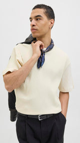 JACK & JONES JJEURBAN edge structure tee in antique white 1 - Image 7