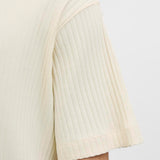 JACK & JONES JJEURBAN edge structure tee in antique white 1 - Image 5