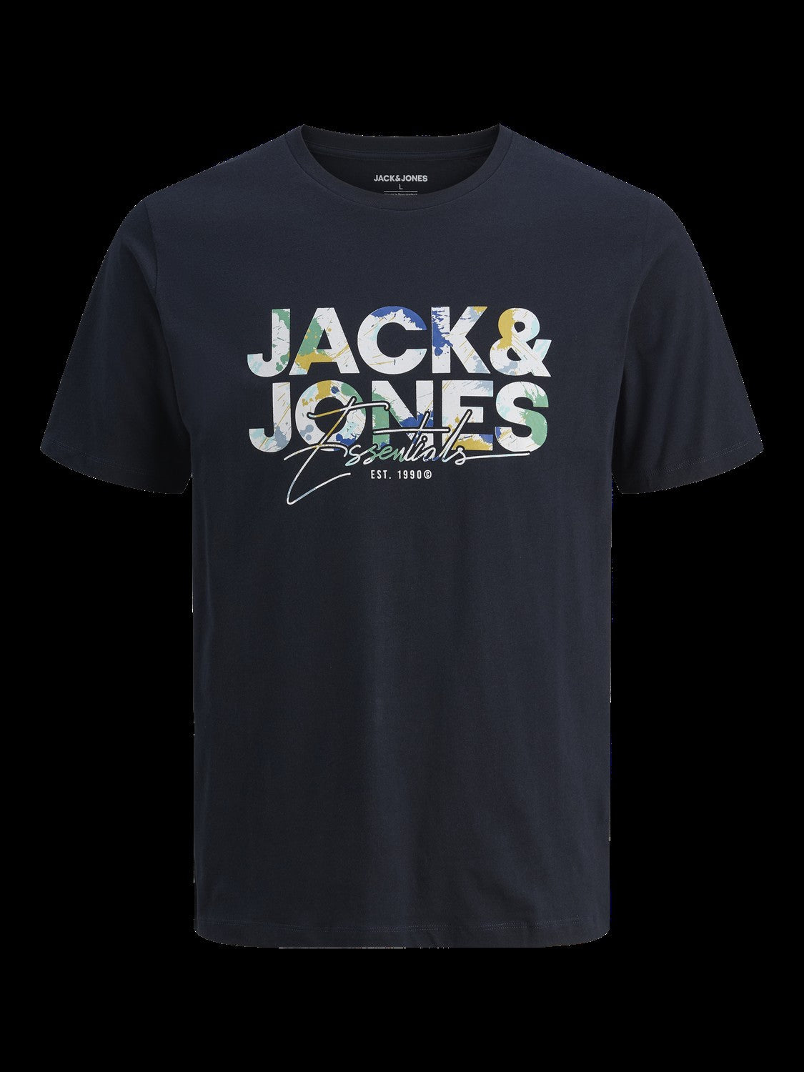 JACK & JONES JJGEPLAS tee crew neck in sky captain - Image 3