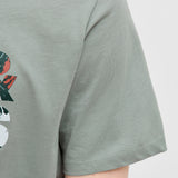 JACK & JONES JJGEPLAS tee crew neck in iceberg green - Image 6