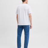 JACK & JONES JJGEPLAS tee crew neck in white - Image 2