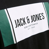 JACK & JONES JJHAYATO tee crew neck in black - Image 6