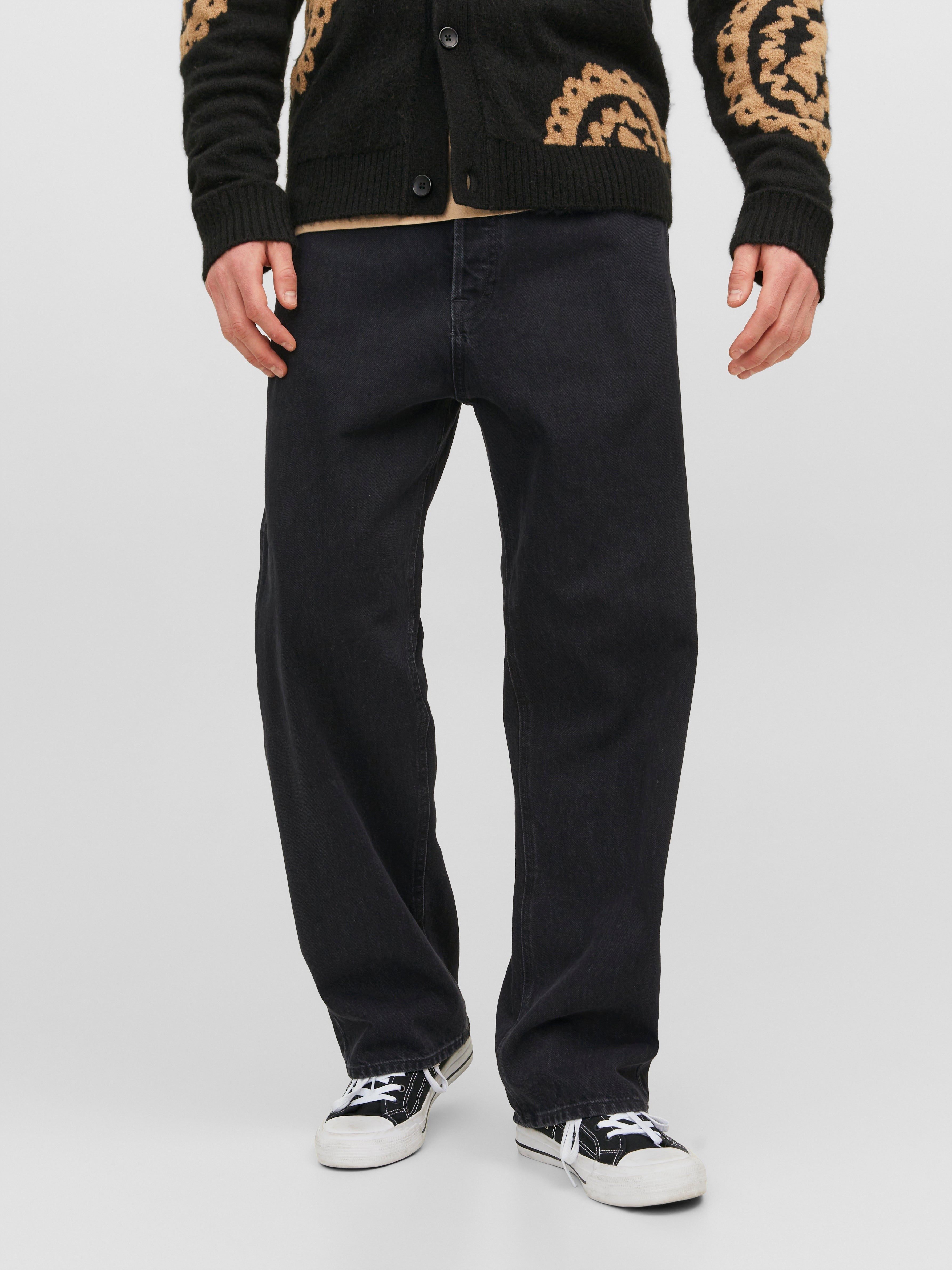 JACK & JONES JJIALEX jjoriginal in black denim - Image 1