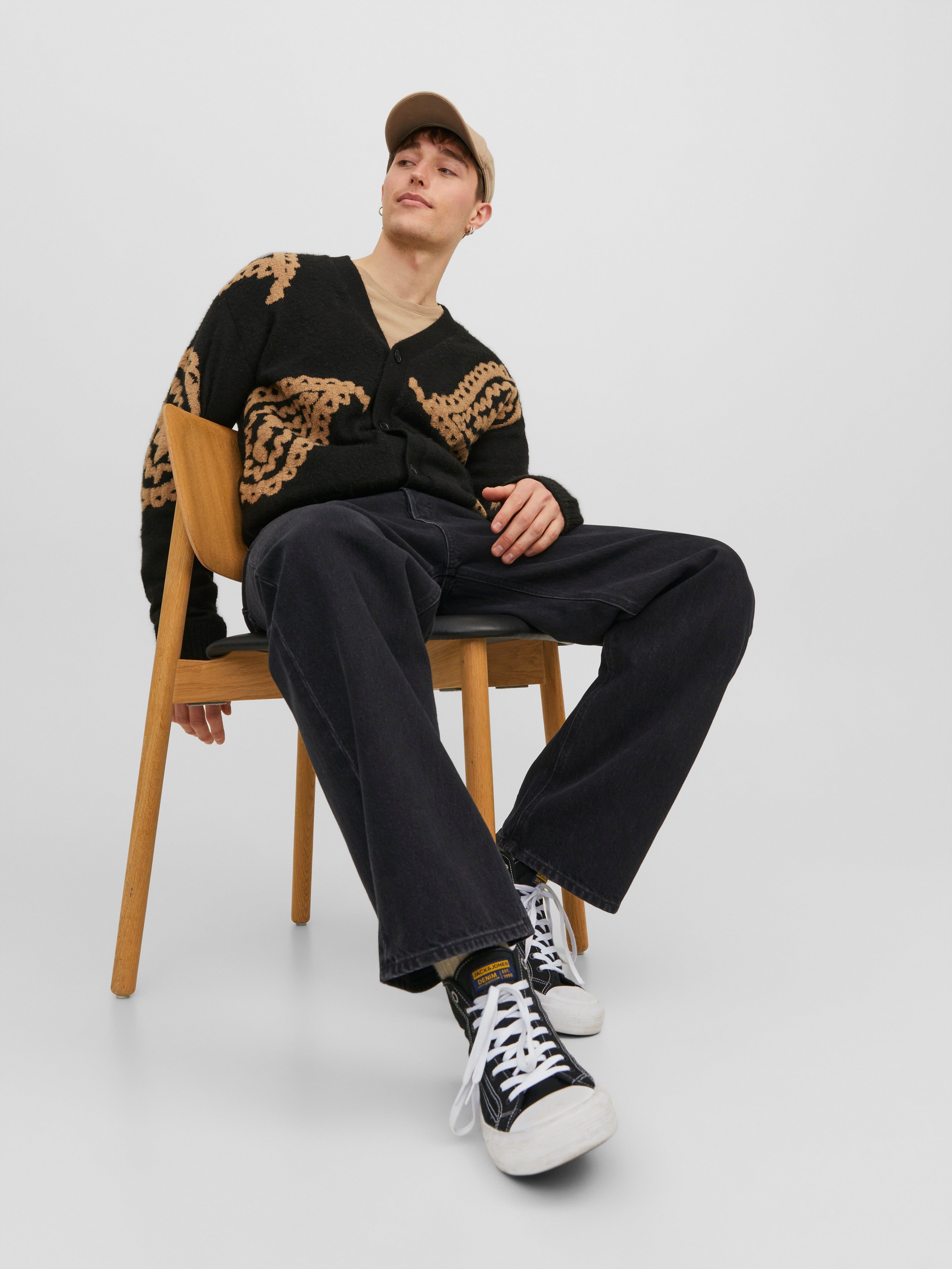 JACK & JONES JJIALEX jjoriginal in black denim - Image 8