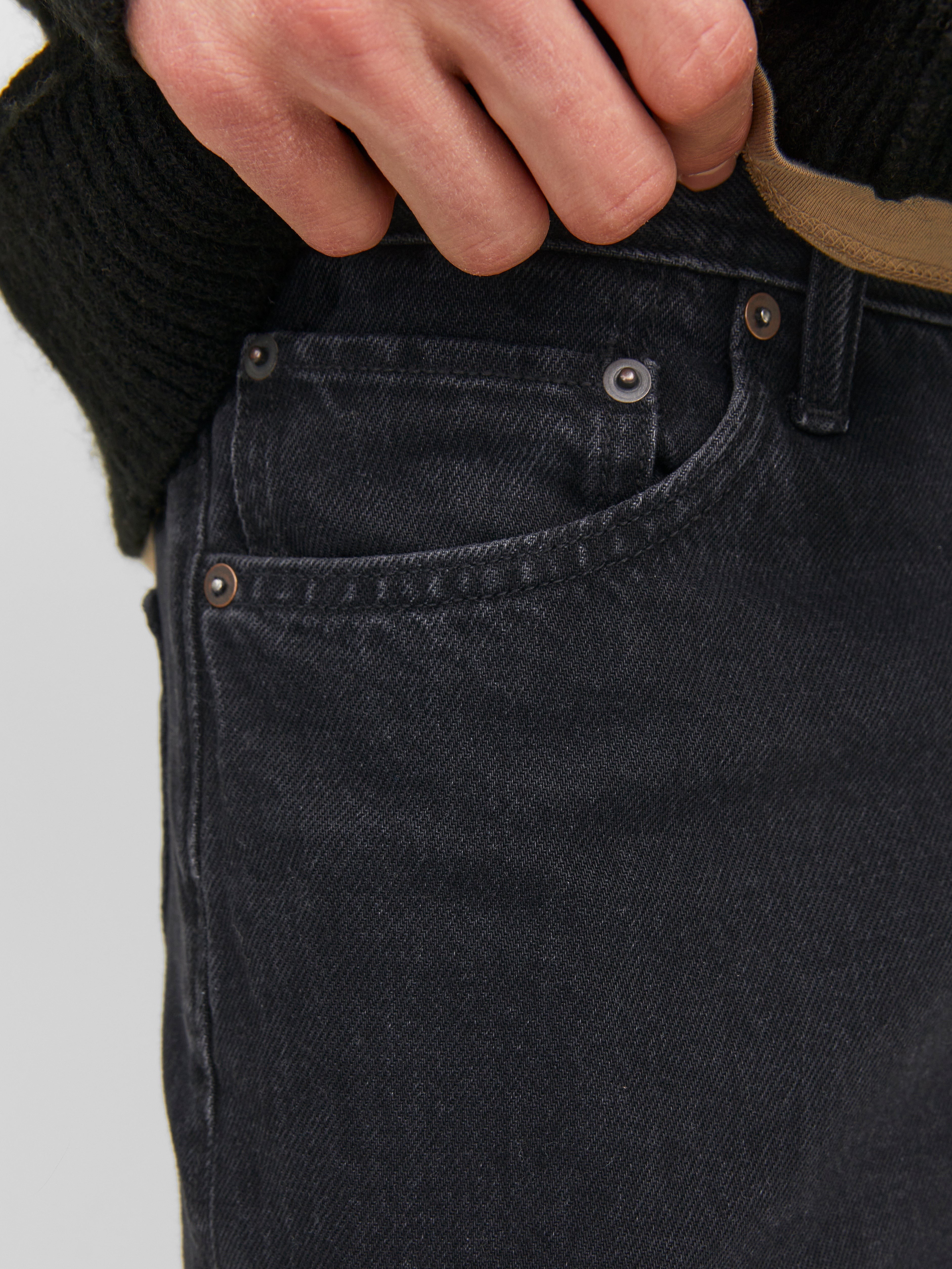 JACK & JONES JJIALEX jjoriginal in black denim - Image 7