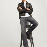 JACK & JONES JJICLARK jjoriginal am in grey denim - Image 8