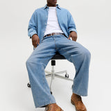 JACK & JONES JJIDAVE jjoriginal in blue denim - Image 8
