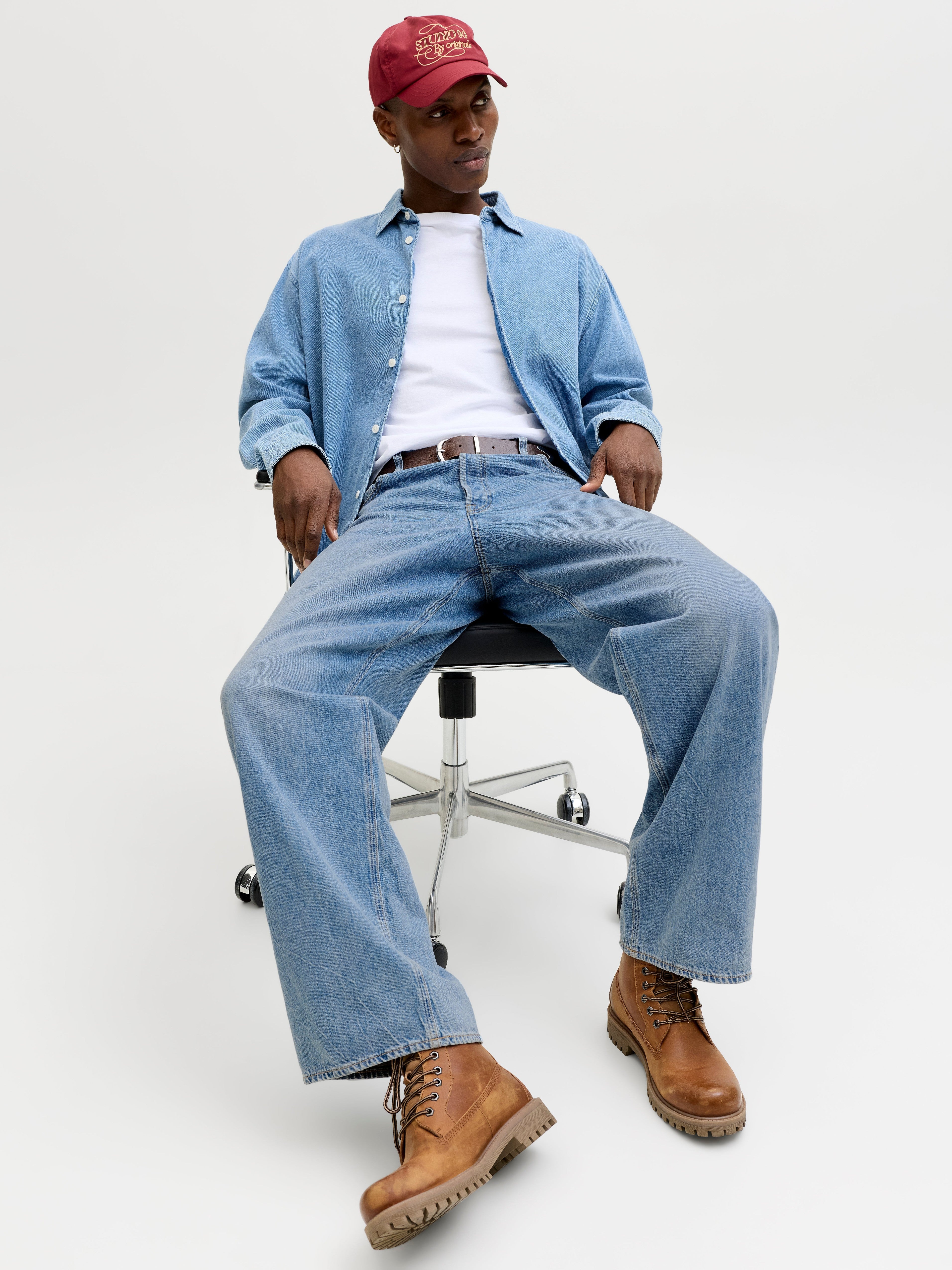 JACK & JONES JJIDAVE jjoriginal in blue denim - Image 8