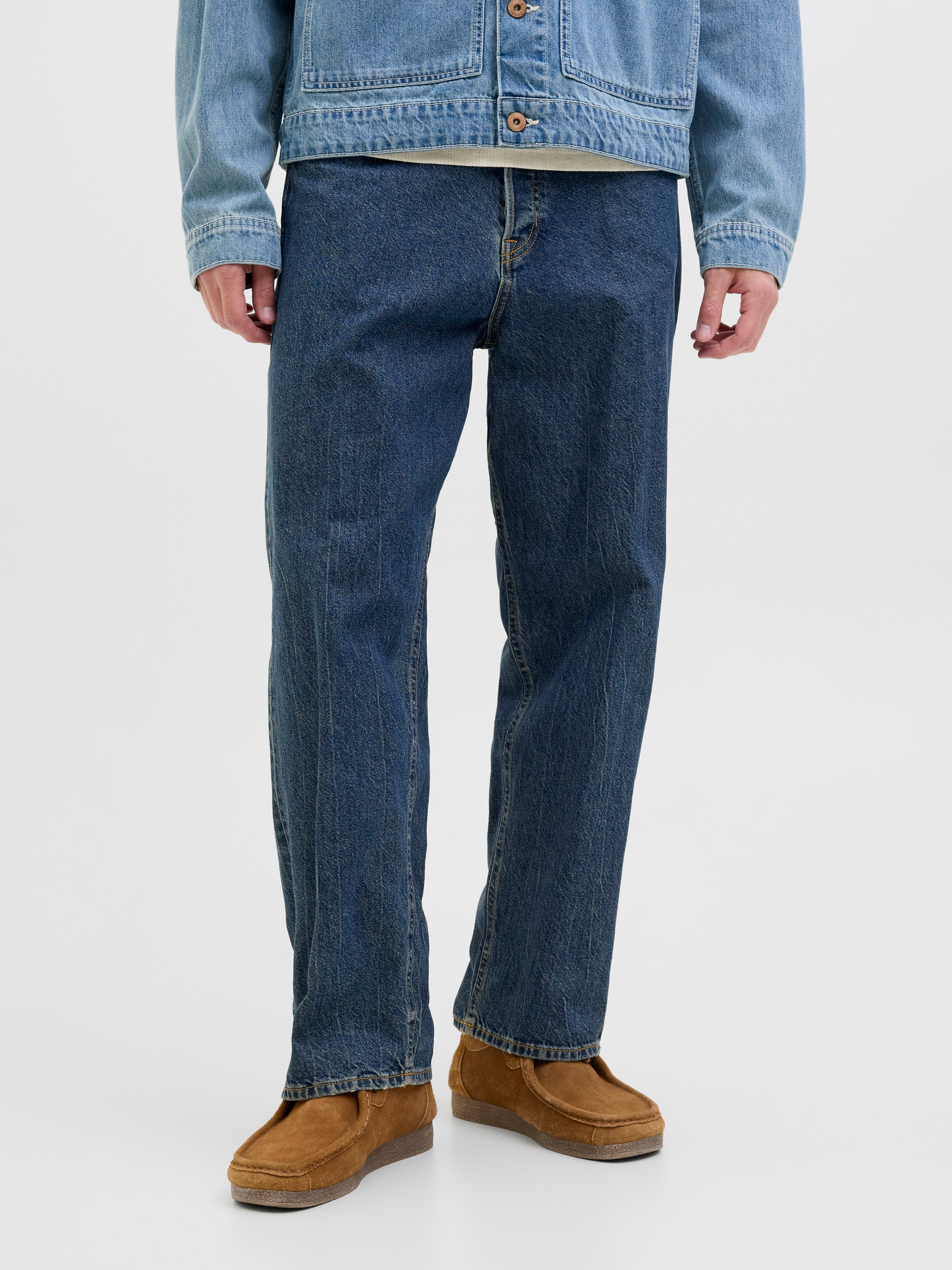 JACK & JONES JJIEDDIE jjoriginal in blue denim - Image 1
