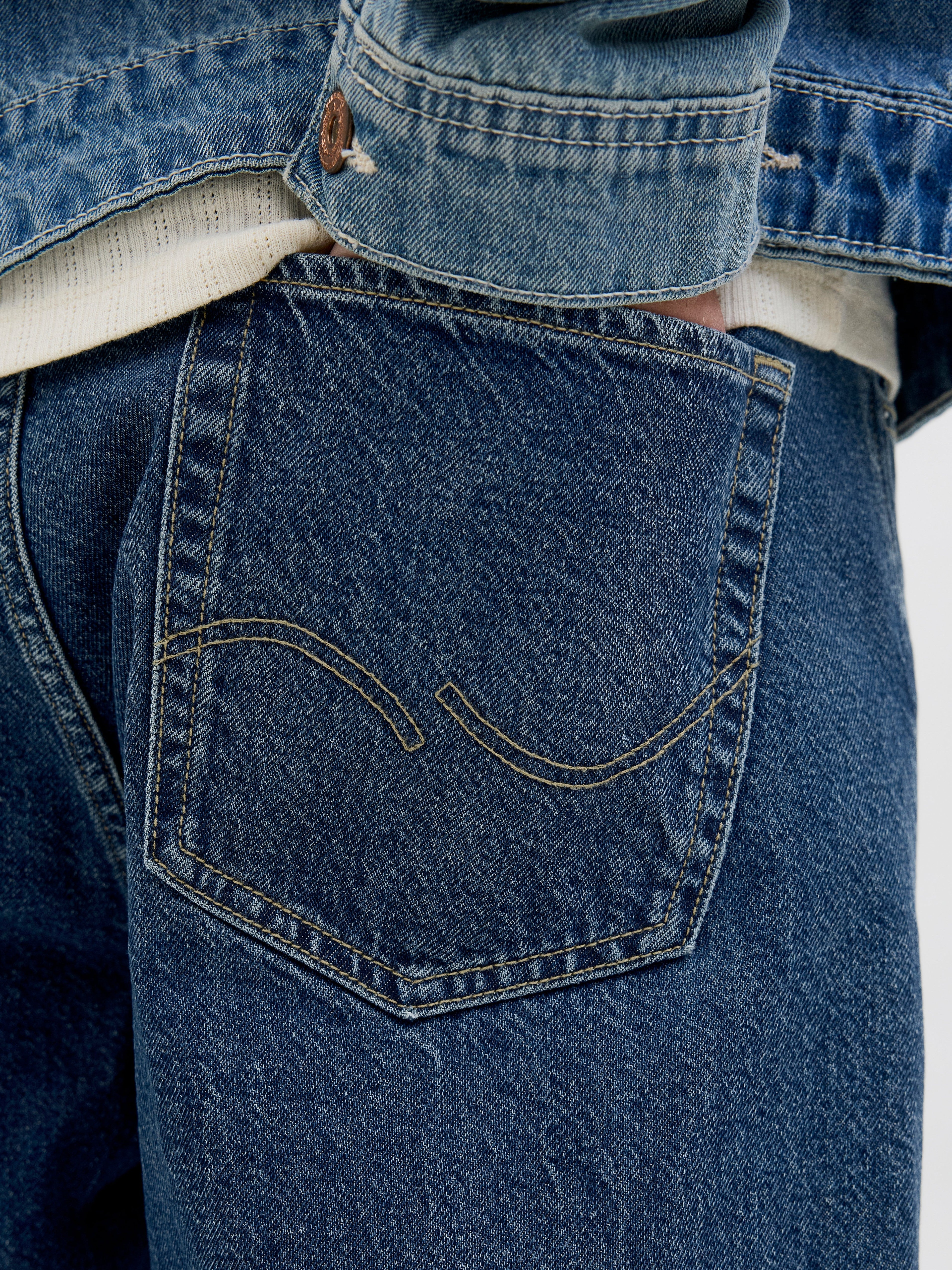 JACK & JONES JJIEDDIE jjoriginal in blue denim - Image 7
