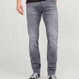 JACK & JONES JJIGLENN jjicon in grey denim - Image 1