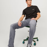 JACK & JONES JJIGLENN jjicon in grey denim - Image 8