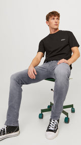 JACK & JONES JJIGLENN jjicon in grey denim - Image 8