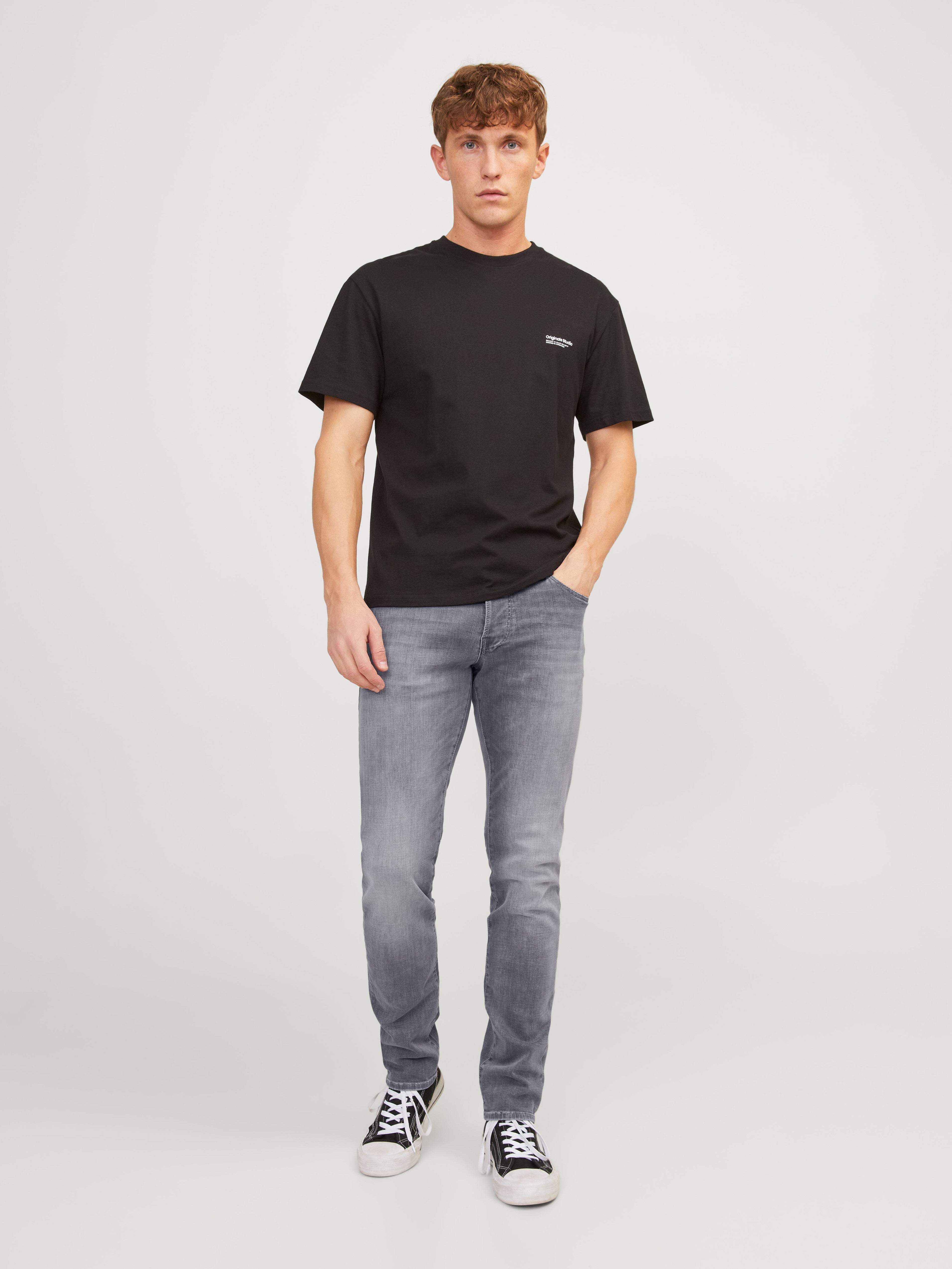 JACK & JONES JJIGLENN jjicon in grey denim - Image 5