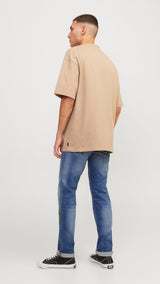 JACK & JONES JJIGLENN jjicon in blue denim - Image 2