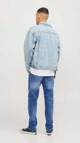 JACK & JONES JJIMIKE jjoriginal jos in blue denim - Image 2