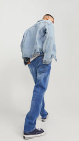 JACK & JONES JJIMIKE jjoriginal jos in blue denim - Image 8