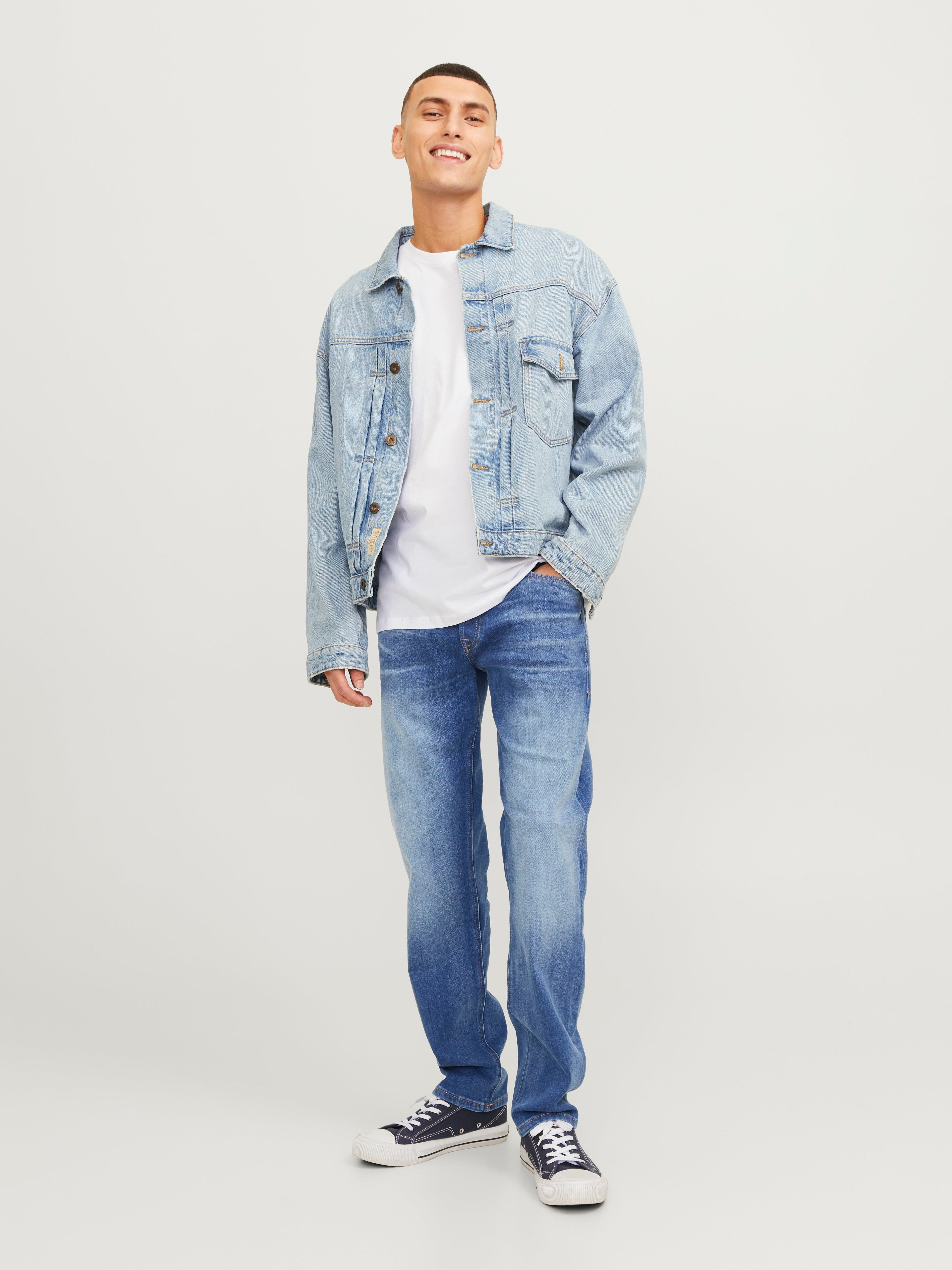 JACK & JONES JJIMIKE jjoriginal jos in blue denim - Image 5