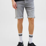 JACK & JONES JJIRICK jjicon i.k. shorts ge in grey denim - Image 1