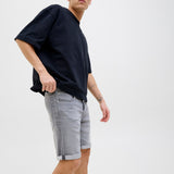 JACK & JONES JJIRICK jjicon i.k. shorts ge in grey denim - Image 8