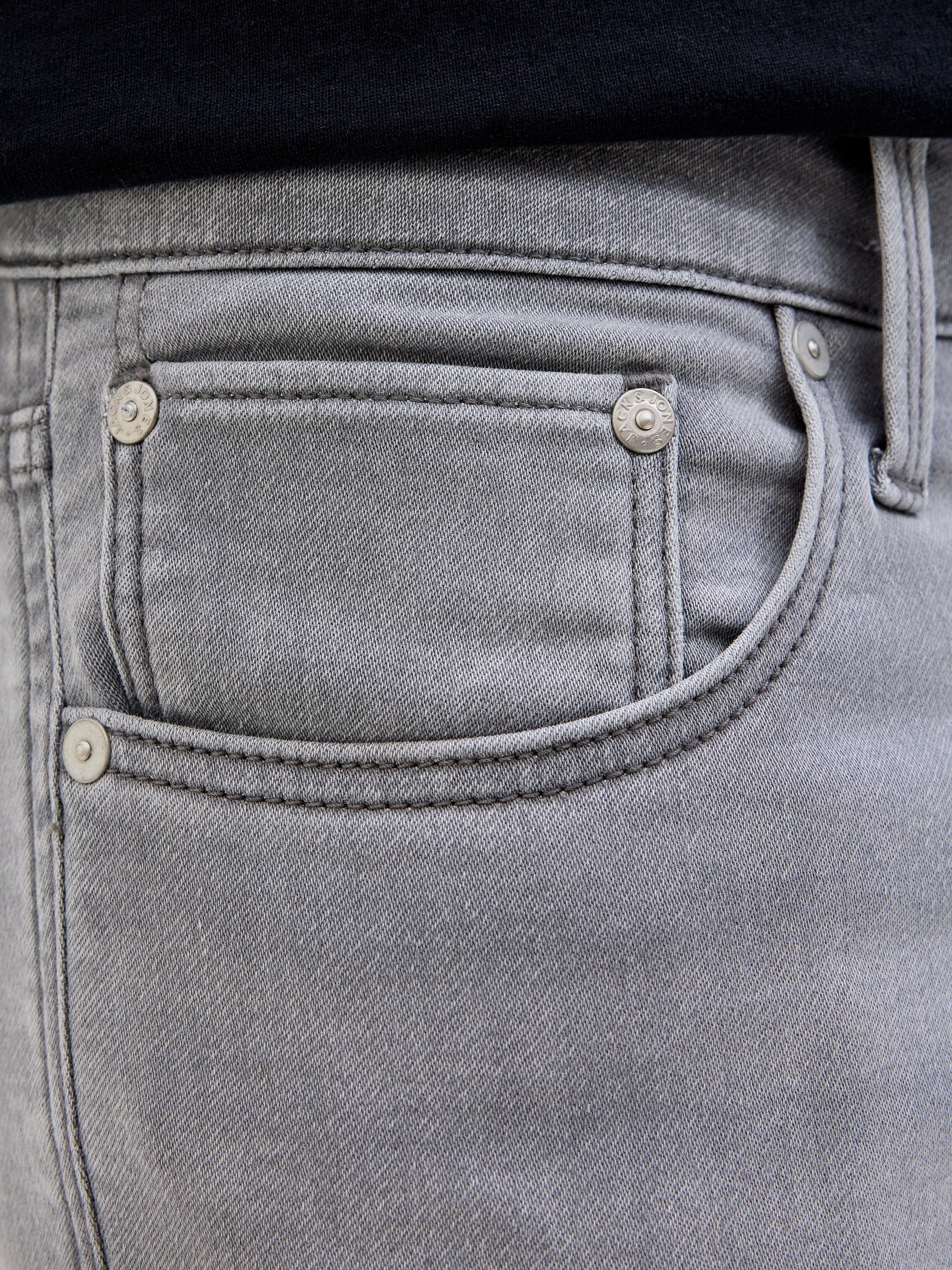 JACK & JONES JJIRICK jjicon i.k. shorts ge in grey denim - Image 6