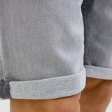 JACK & JONES JJIRICK jjicon i.k. shorts ge in grey denim - Image 7