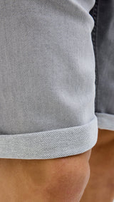 JACK & JONES JJIRICK jjicon i.k. shorts ge in grey denim - Image 7
