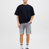 JACK & JONES JJIRICK jjicon i.k. shorts ge in grey denim - Image 5