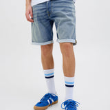 JACK & JONES JJIRICK jjicon i.k. shorts ge in blue denim - Image 1