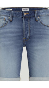 JACK & JONES JJIRICK jjicon i.k. shorts ge in blue denim - Image 3