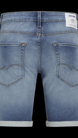 JACK & JONES JJIRICK jjicon i.k. shorts ge in blue denim - Image 4