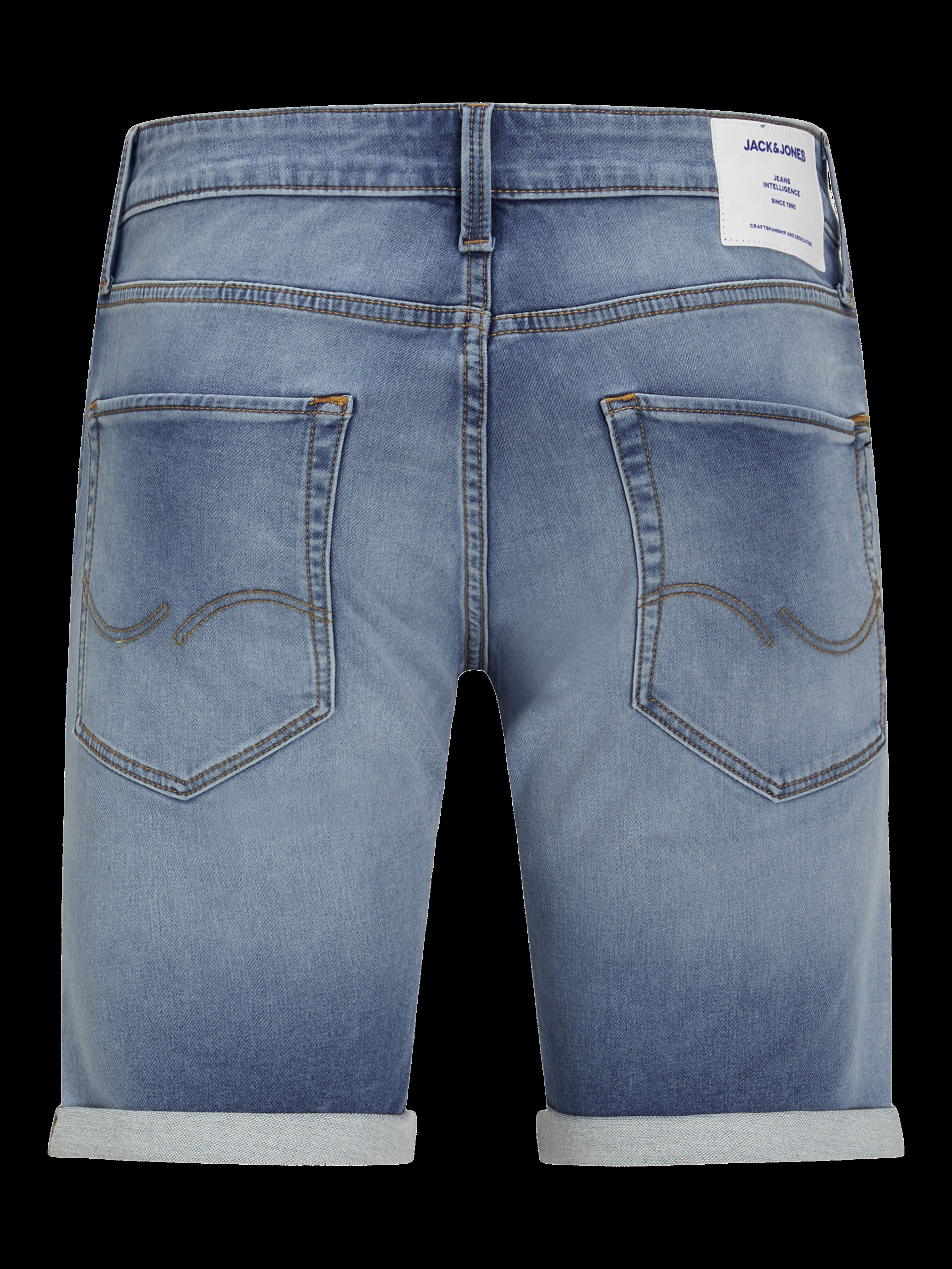 JACK & JONES JJIRICK jjicon i.k. shorts ge in blue denim - Image 4