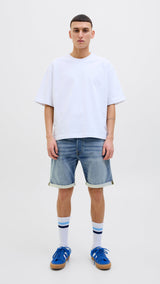 JACK & JONES JJIRICK jjicon i.k. shorts ge in blue denim - Image 5