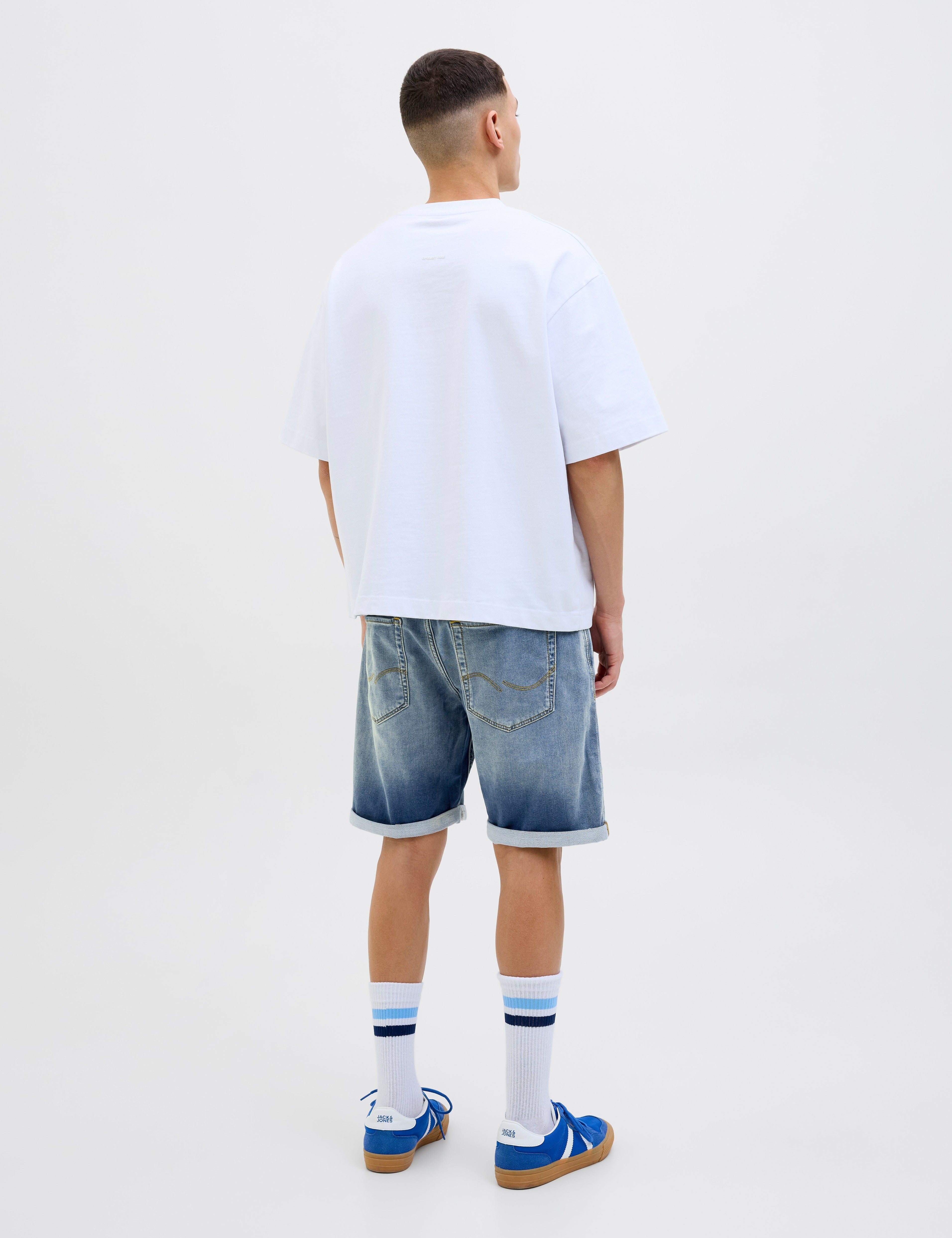 JACK & JONES JJIRICK jjicon i.k. shorts ge in blue denim - Image 2