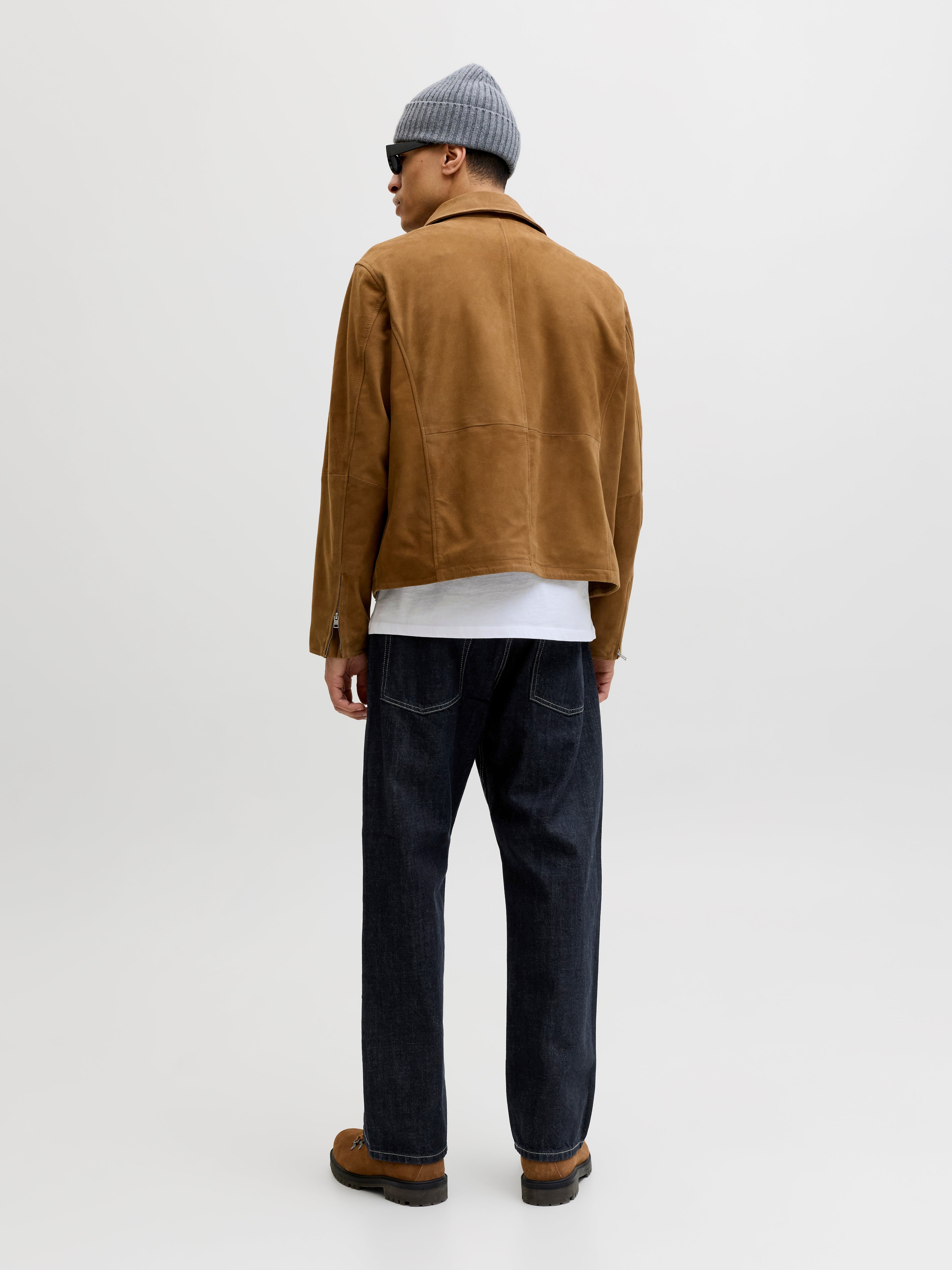 JACK & JONES JJITED jjclassic akm in blue denim raw - Image 2
