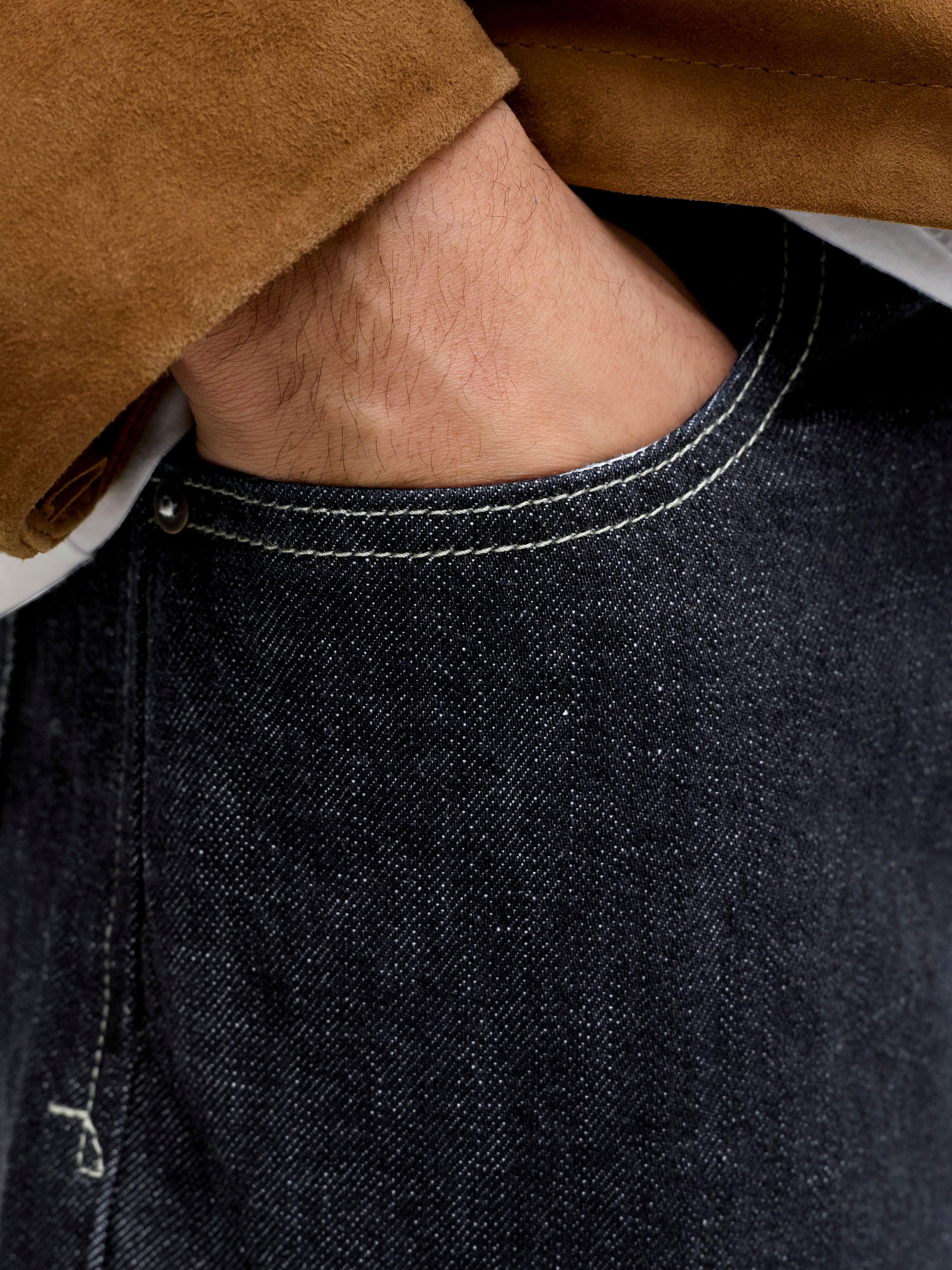 JACK & JONES JJITED jjclassic akm in blue denim raw - Image 6