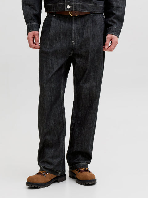 JACK & JONES JJITED jjlloyd akm in blue denim raw