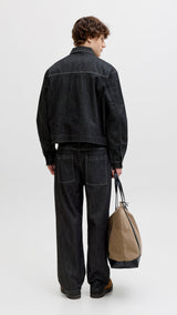 JACK & JONES JJITED jjlloyd akm in blue denim raw - Image 2
